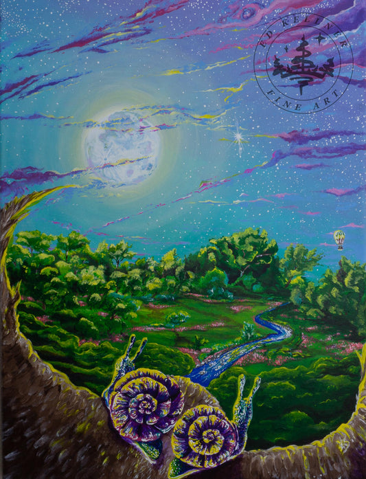 Moonlit Flight PRINT